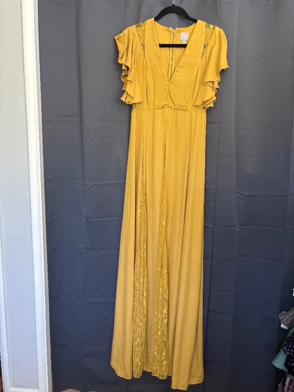 Mustard Yellow Floor Length Dress